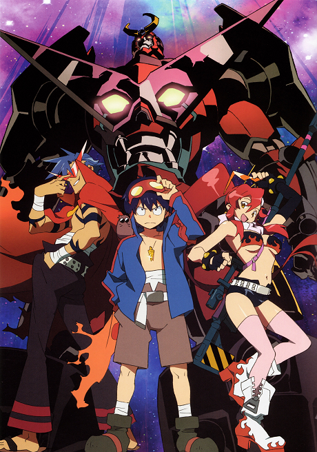 Affiche de Gurren Lagann